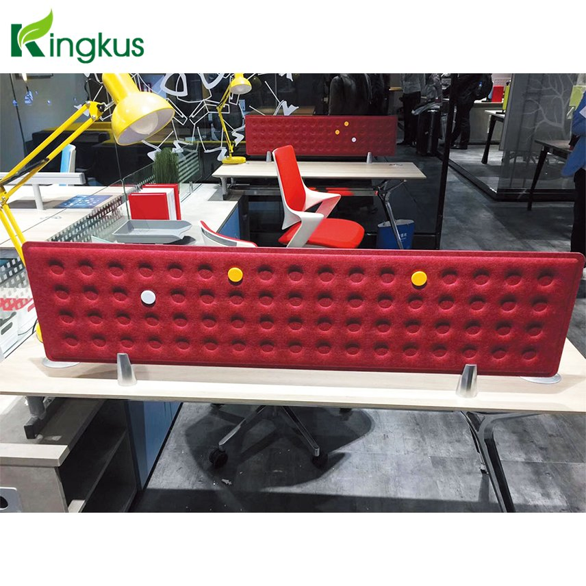 Polyester Fiber Office Furniture Sound Absorber Desk Partition Screen