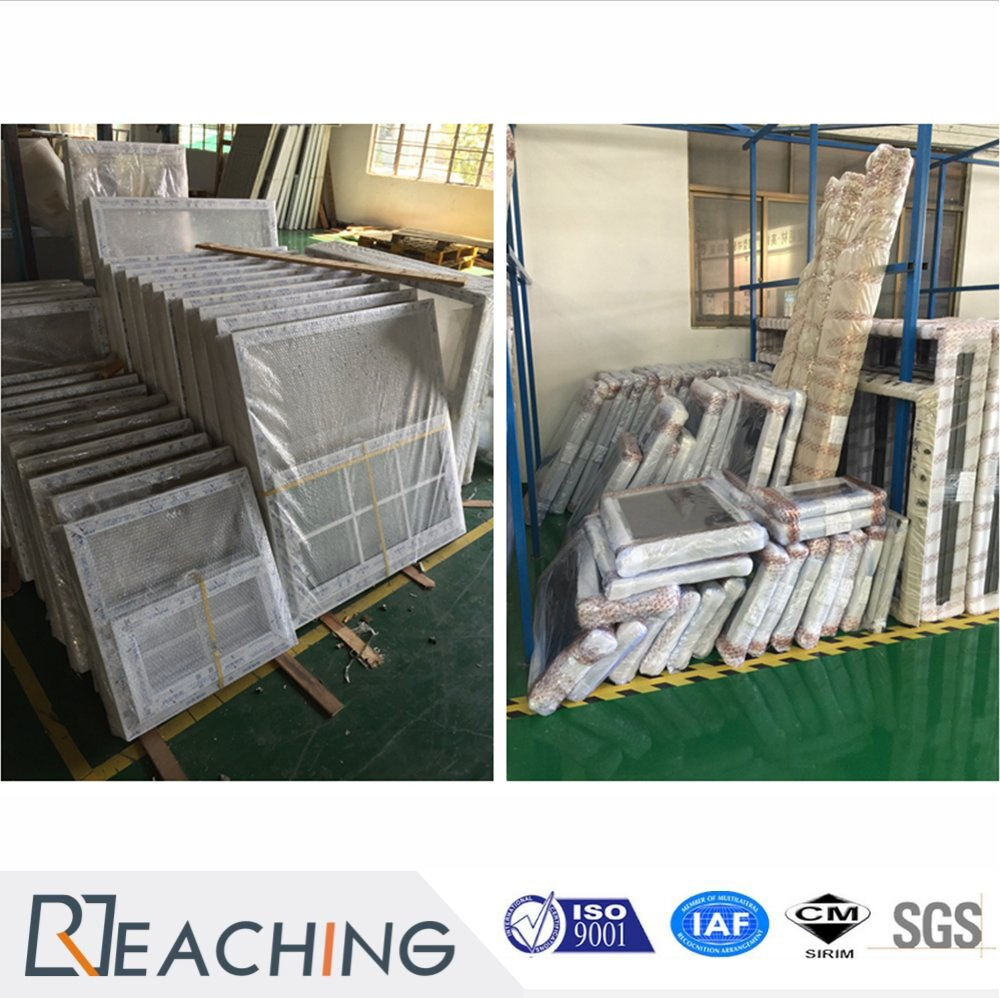 UPVC Profile Swing Window Casement Window with Double Glass