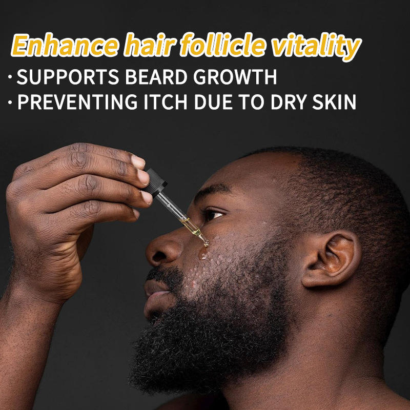 Nourishing Moisturizing Smoothing Natural Beard Growth Oil Anti Loss