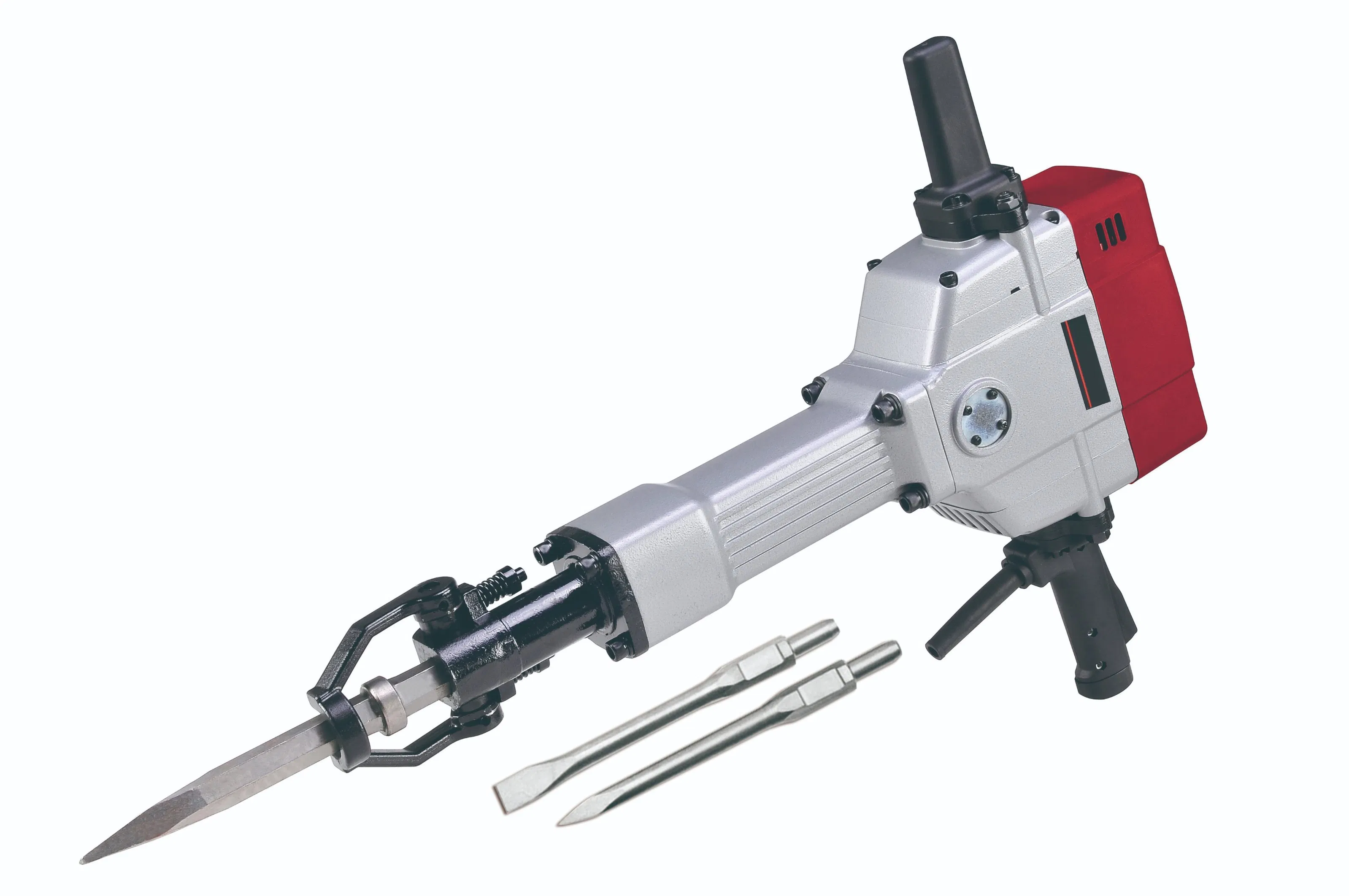 2100W Heavy Duty Electric Demolition Jack Hammer Drill Concrete Breaker with Flat Chisel Bull Point Chisel