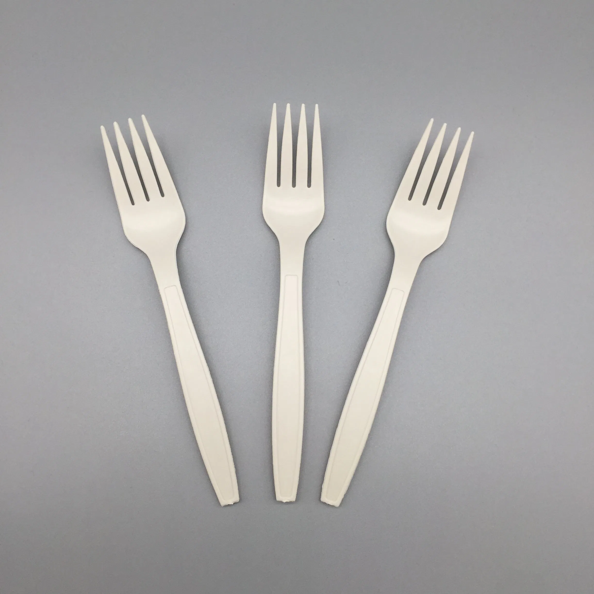Wholesale Heavy Simple Biodegradable Food-Grade Psm Disposable Cutlery Forks