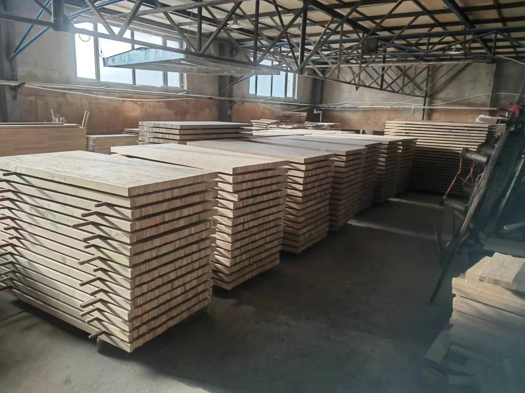 Worktops Solid Wood Made with Finger Joints Locker Benches