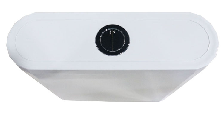 Fashion Design Water Saving Wall Hung Plastic Dual Flush Toilet Cistern