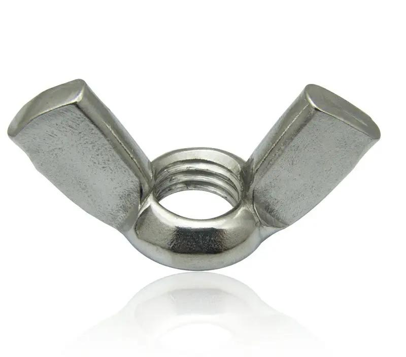 SS304 Stainless Steel Butterfly Nut Wing Nut / Galvanized Butterfly Nut