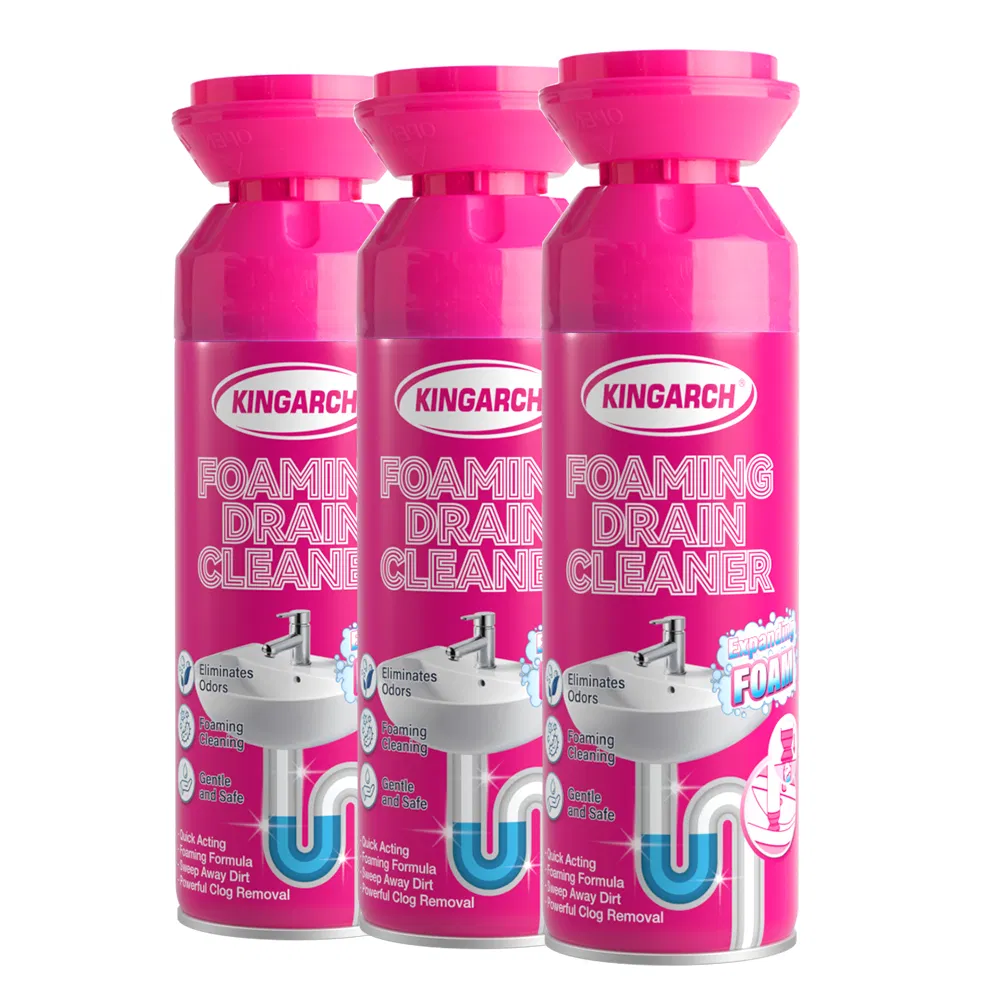 400ml Sink Cleaner Deodorizer Hair Drain Clog Remover Foam Drain Cleaner