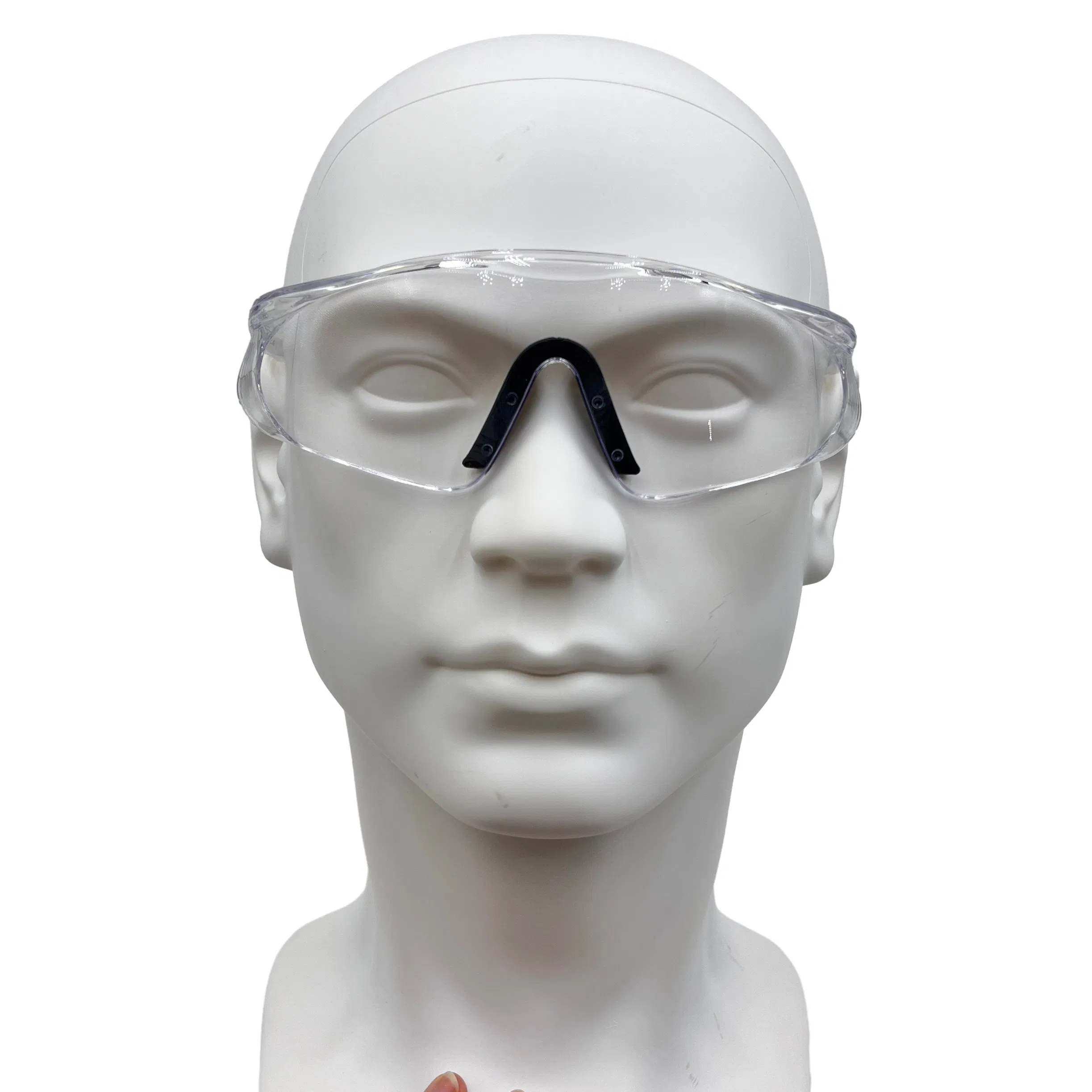 PC Material Personal Anti-Scratch Clear Industrial CE ANSI Approval Most Popular Type Safety Glasses