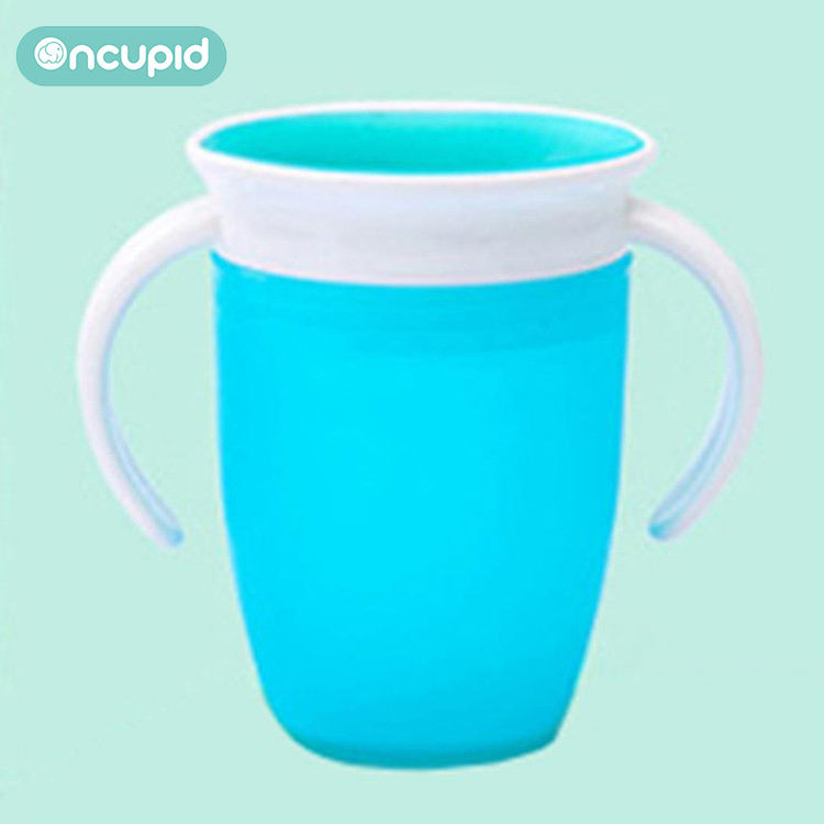 Handle Miracle Colorful Magic 360-Degree Toddler Baby Kid Drinking Duckbill Cup