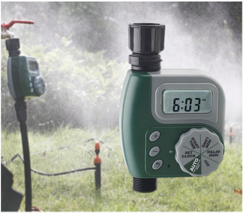 Irrigation Controller Garden Programmable Electric Watering Timer Smart Water Timer