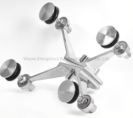 Glass Curtain Wall Hardware with High Quality and Best Price Stainless Steel Spider with Two Arms K-Type Heavy Duty 220mm/250mm Fin Spider for Glass Fitting