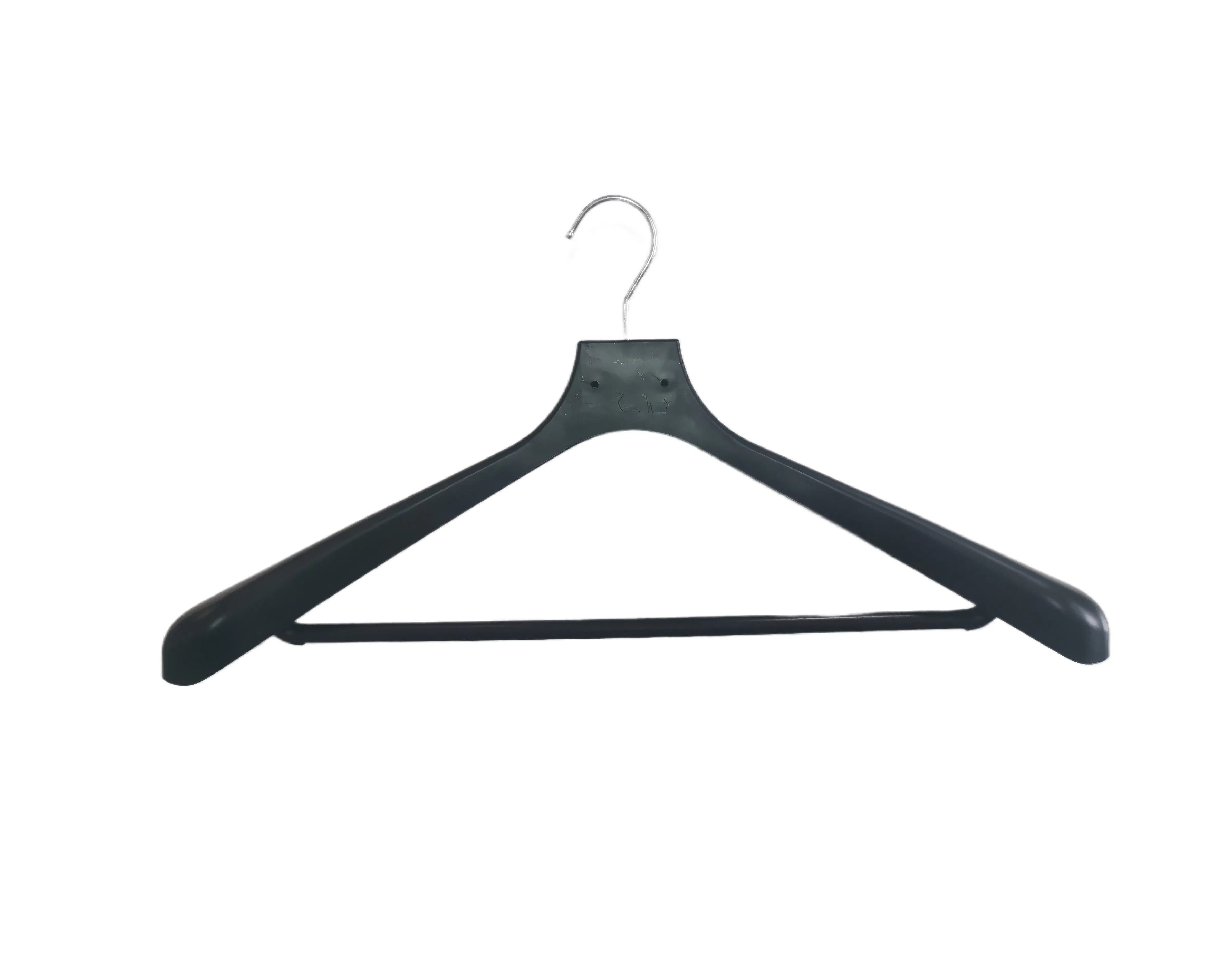 Customized Luxury Coat/Shirt/Pants Suit Lucite Black PS Clothes Hanger