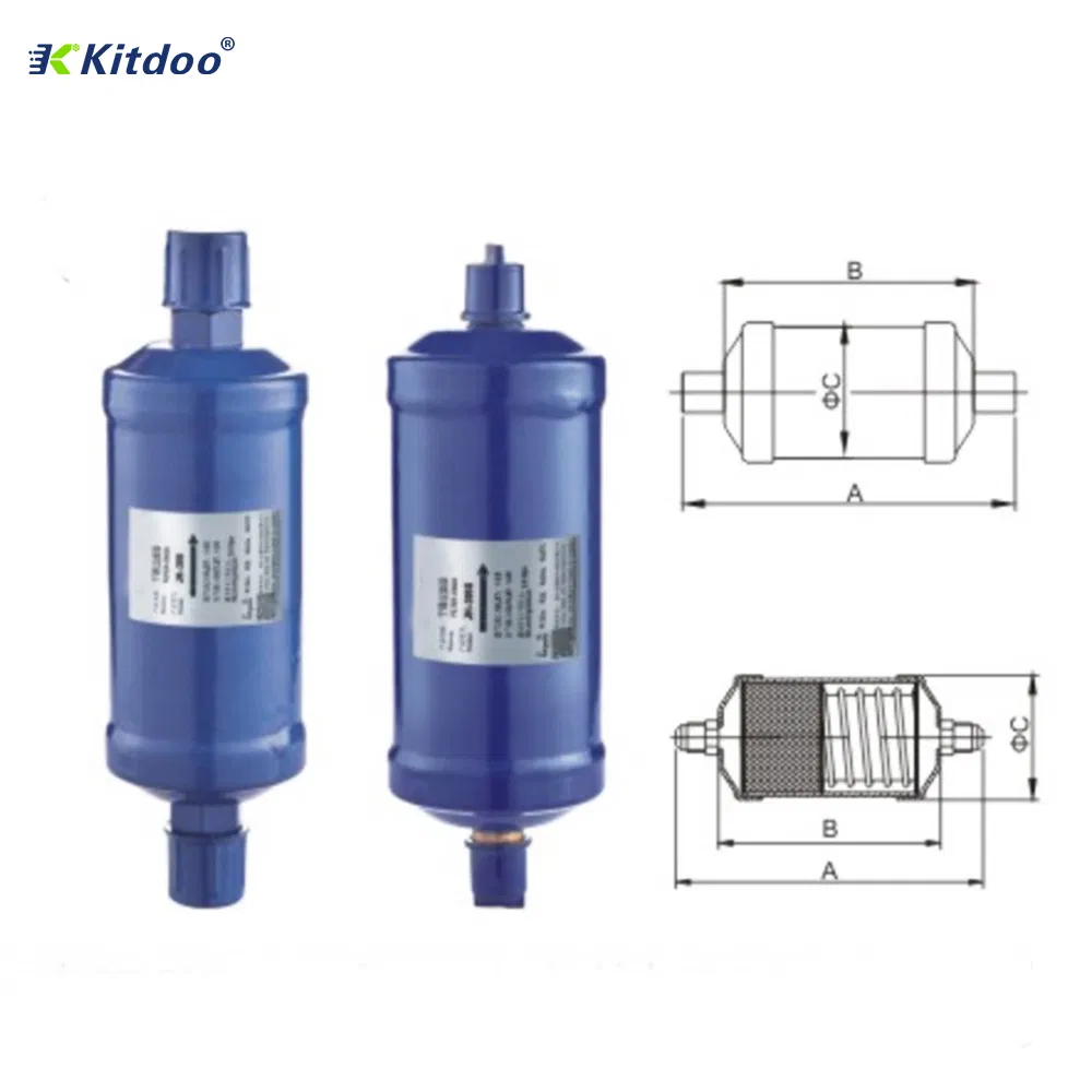 Refrigeration Filter Drier Hermetic Filter Drier Ready to Ship Refrigeration Spare Parts Liquid Line Dcl Dml Filter Drier