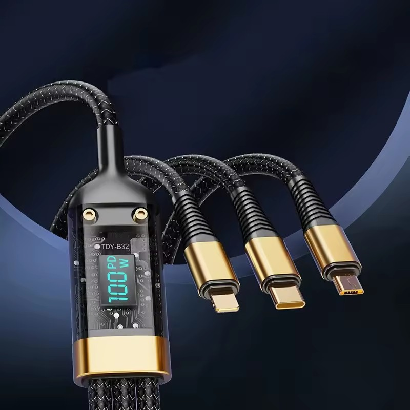 Hot Selling Multiple Universal 3 In1 USB Fast Charging Cable