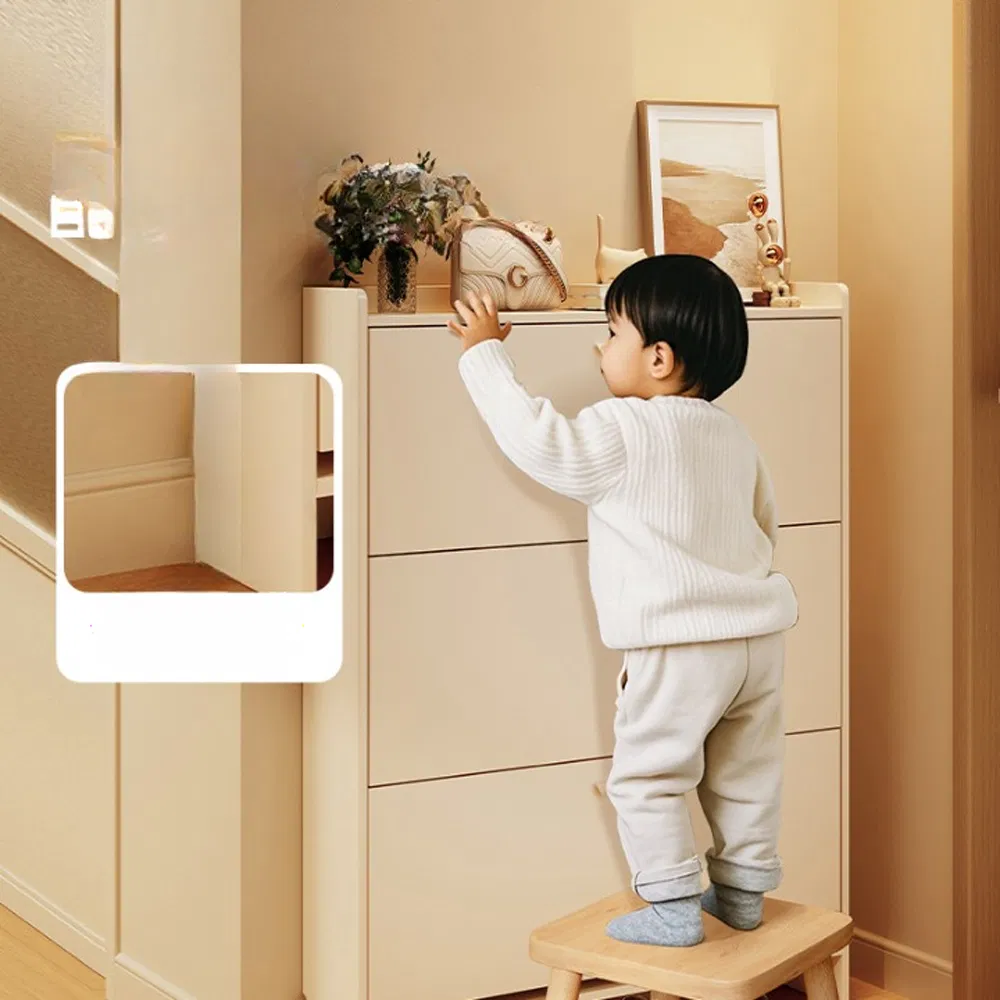 Modern Slim Shoe Rack Multitier Open Design Entryway Shoe Holder Dust Resistant