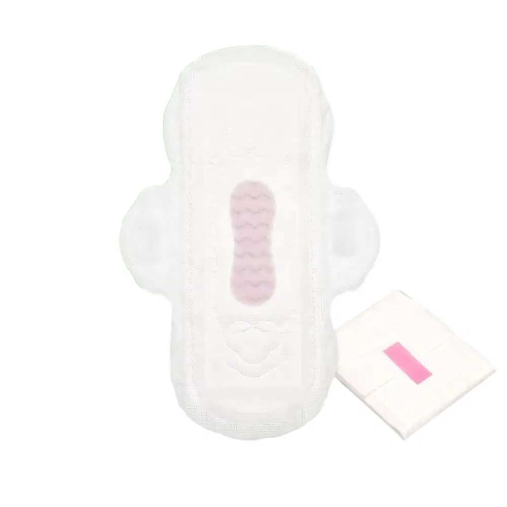 Biodegradable Thin Organic Cotton Pantyliner Free Sample OEM Sanitary Napkin for Women