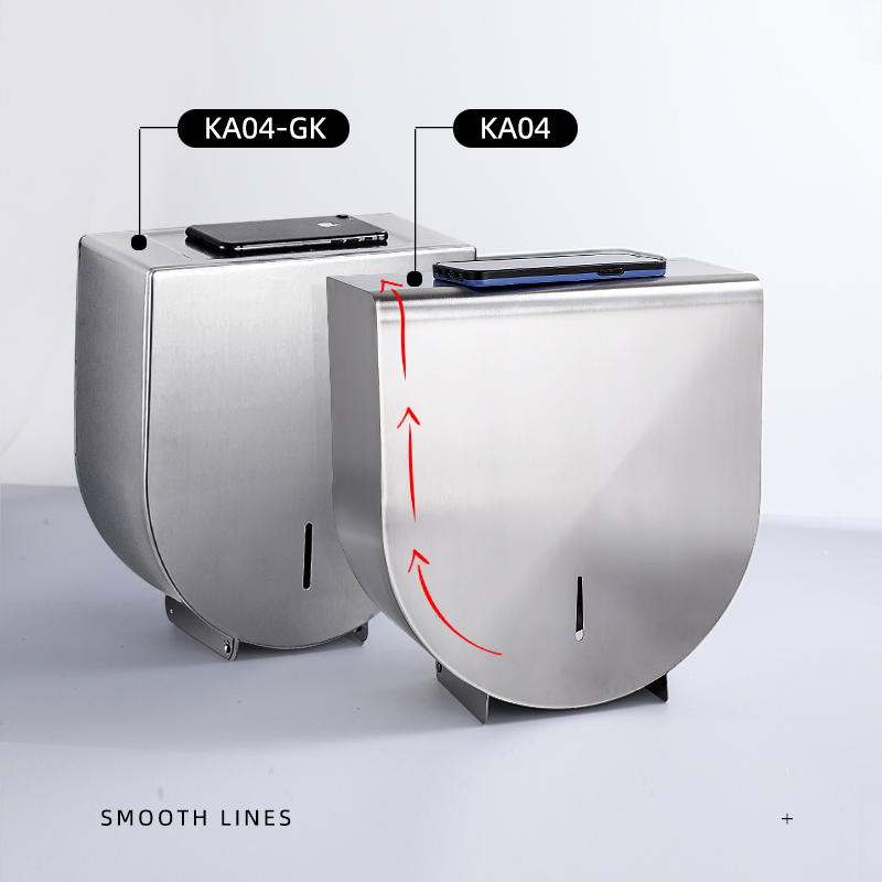 Держатель для туалетной бумаги с полкой, настенный