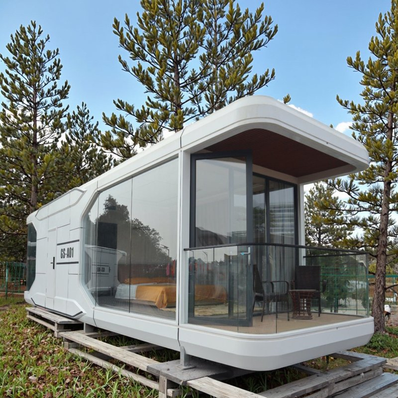 Steel Expandable Capsule House System Grow Your Space as Needed