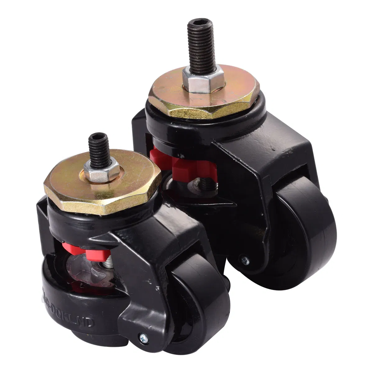 High Quality Vintage Black Universal Custom Carbon Steel Office Chair Caster Furniture Swivel Castor Caster Wheels