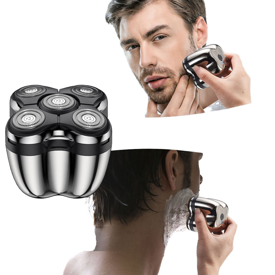 OEM Smart Digital Display 5D Mini Electric Shaver Men's Bald Face USB Rechargeable Hair Clipper