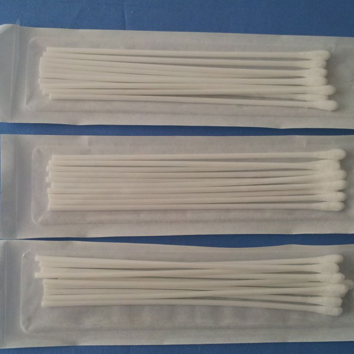 6" Plastic Stick Sterilized Cotton Tip Applicator