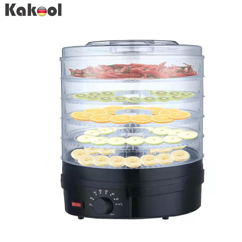 Black Color Mini 5 Trays Home Food Dehydrator 350W