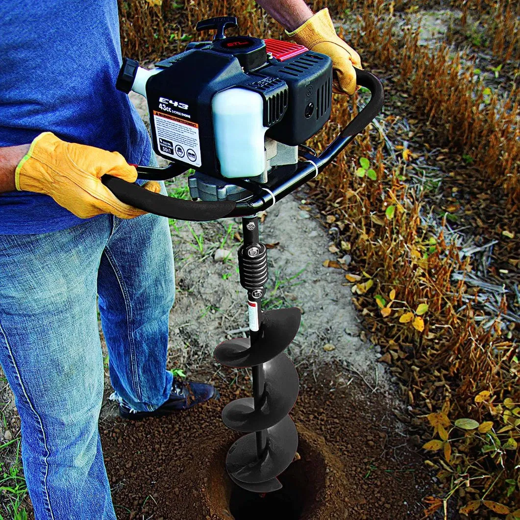 71cc/80cc High Quality Durable Drilling Machine Gasoline Post Hole Digger Earth Auger