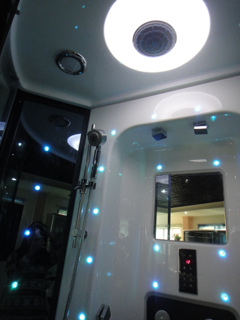 with Colorful Light Personal Steam Cabinet Luxury Shower Room