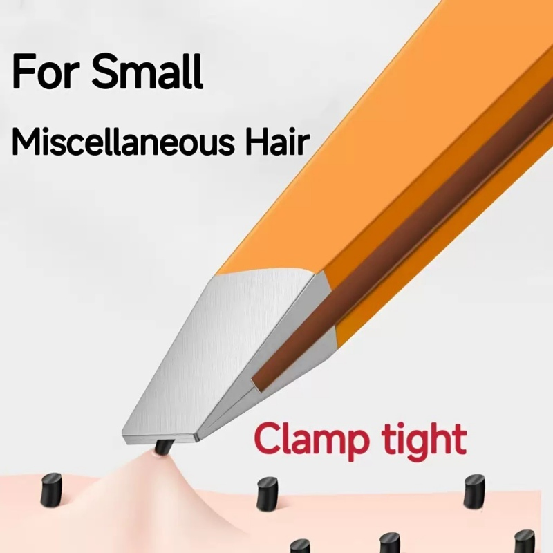 Multi-Purpose Slanted Tip Stainless Steel Pliers Beard Mustache Eyebrow Hair Removal Tweezers