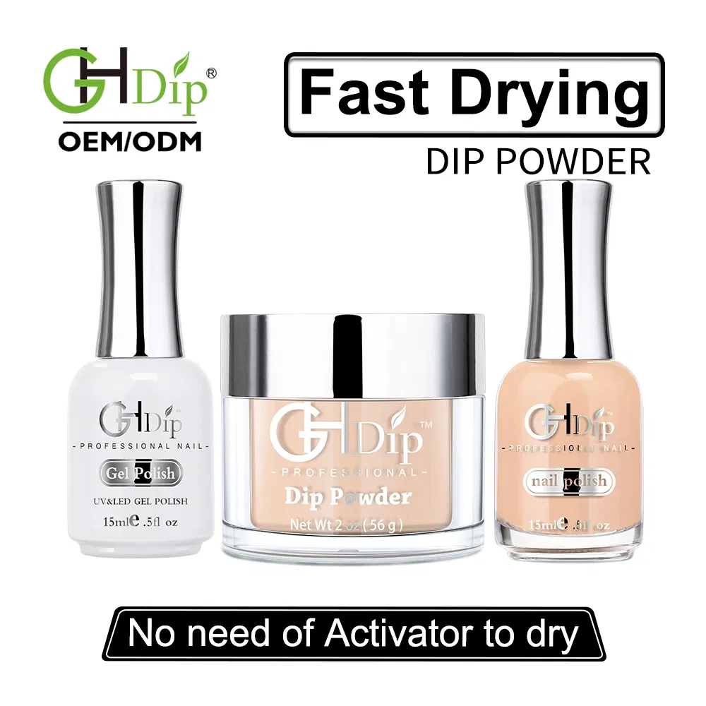 Nude Color Fast Drying Dipping Powder Match Gel Polish