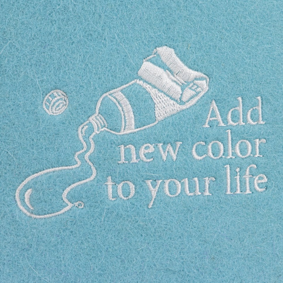 Wholesale Wool Color Custom Embroidery Thick Felt Sauna Hat