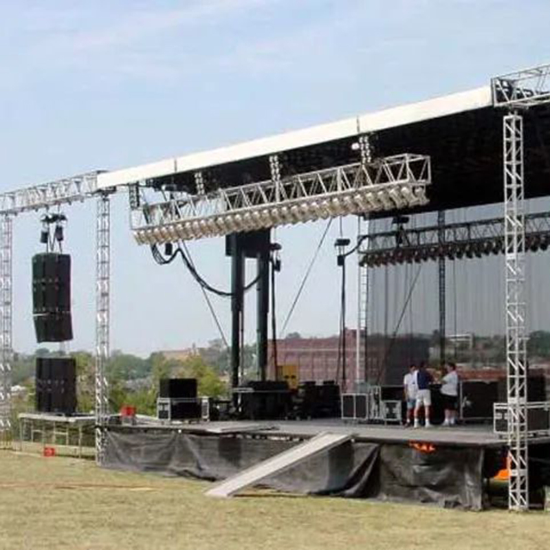 Durable Aluminum Layer Stage Truss for Wedding and Commercial Displays Truss System