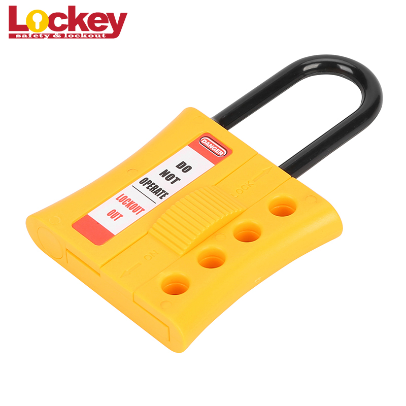 Economic Corrosion Resistance Nylon Insulation Plastic Lockout Hasp 6mm