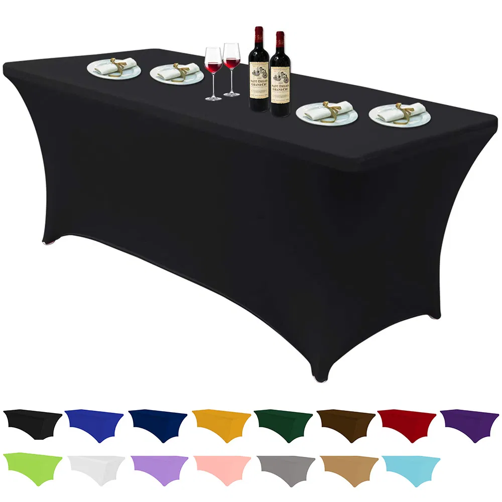 Hot Sale Waterproof Furniture Retractable Stretch Table Cover Party Patio Elasticity Tablecloth