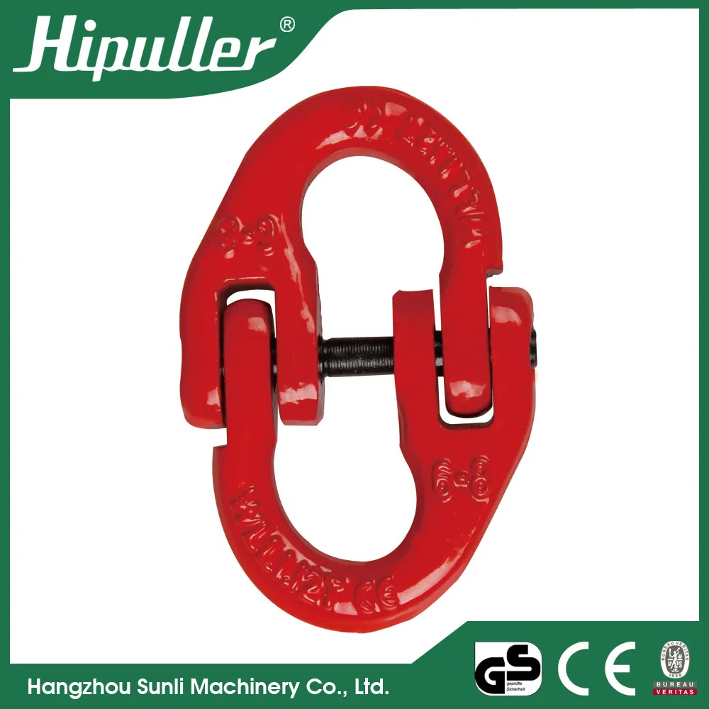 Ce Alloy Steel G80 European Type Drop Forged Lifting Chain Connecting Link