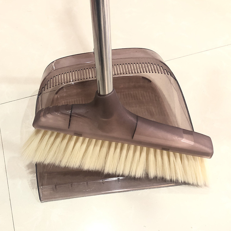 Wholesale Cheap Long Handle Dustpan Broom Household Cleaning Dust Pan and Broom Set