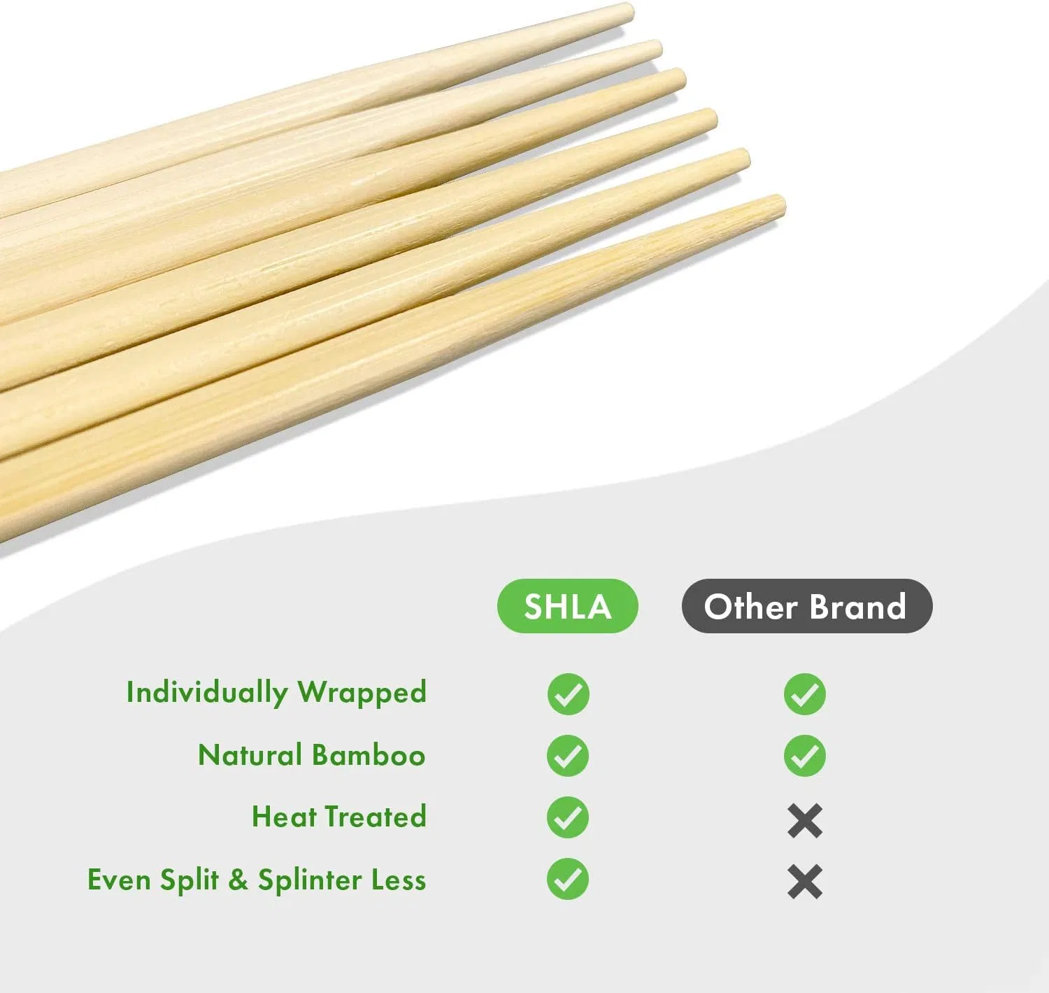 Eco-Friendly Bulk Price Logo Printed Dinnerware Easy Use Disposable Bamboo Chopsticks