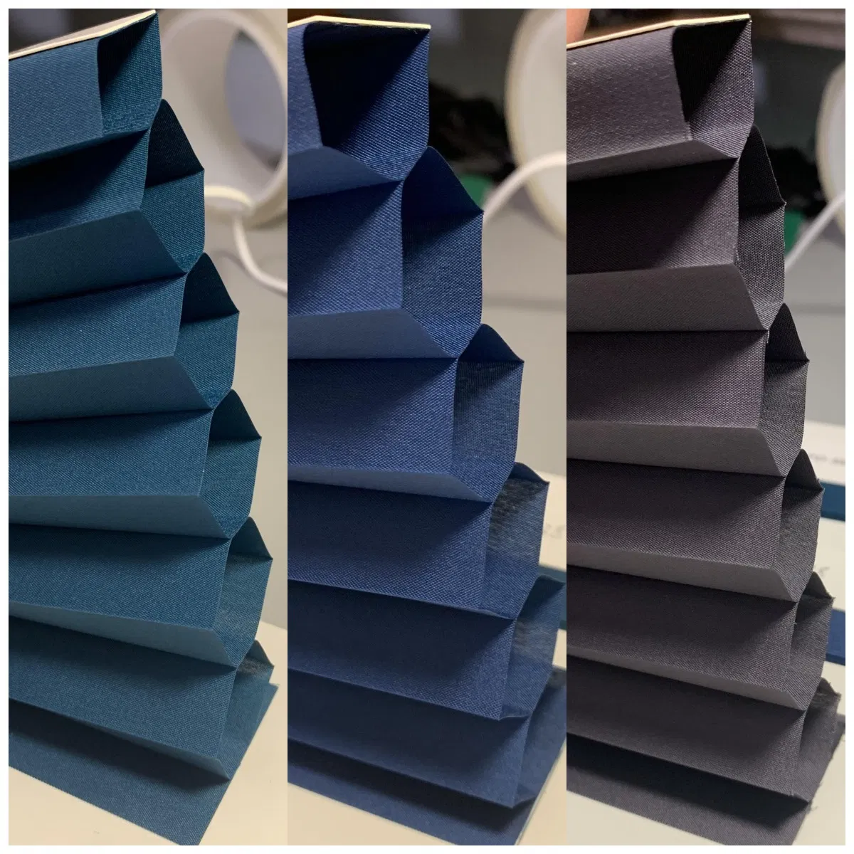 Honeycomb Blinds Fabric 100% Polyester Cellular Window Shades Plisse cellular Shutter