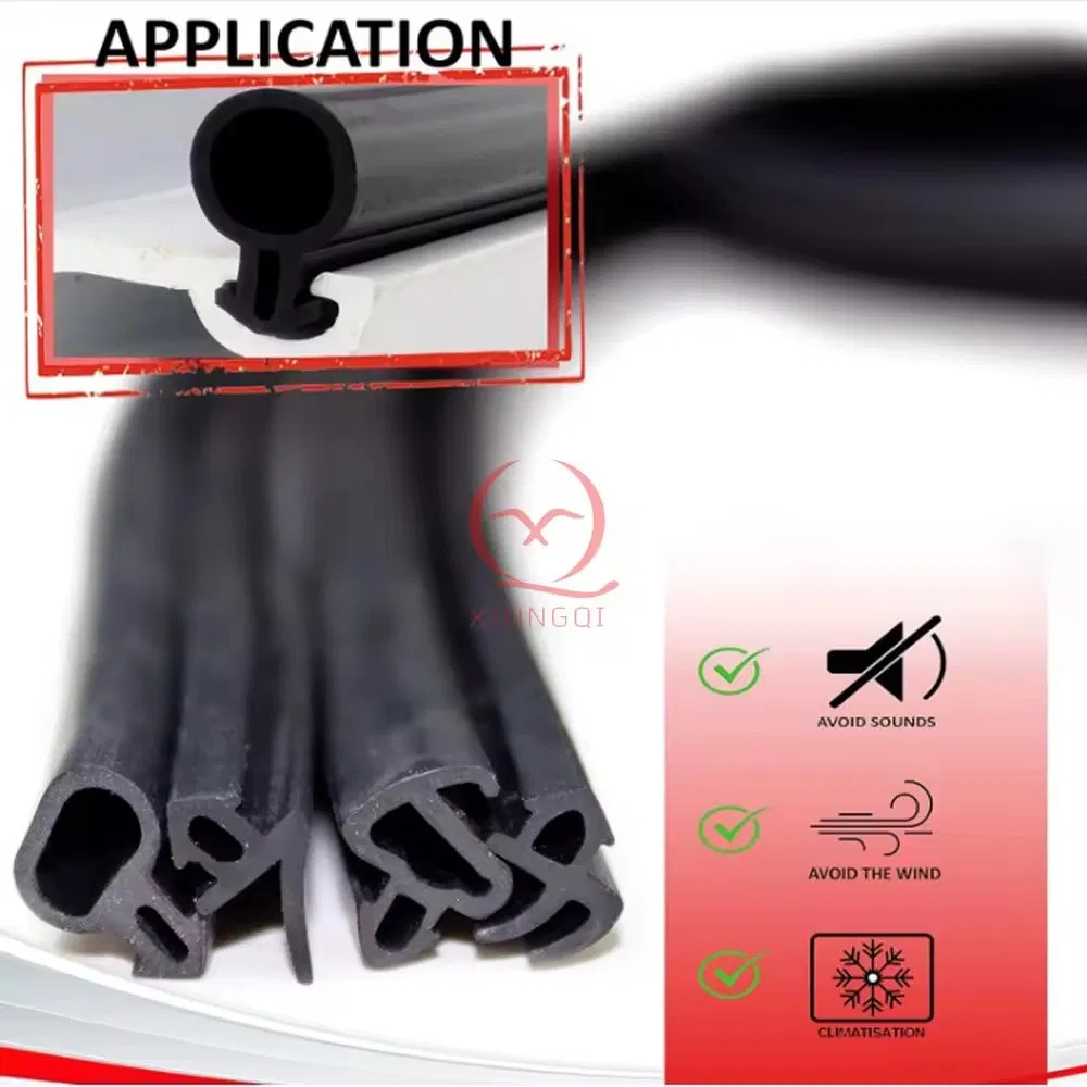 EPDM Extrusion Rubber Gasket Weather Sealing Strip for Window and Door