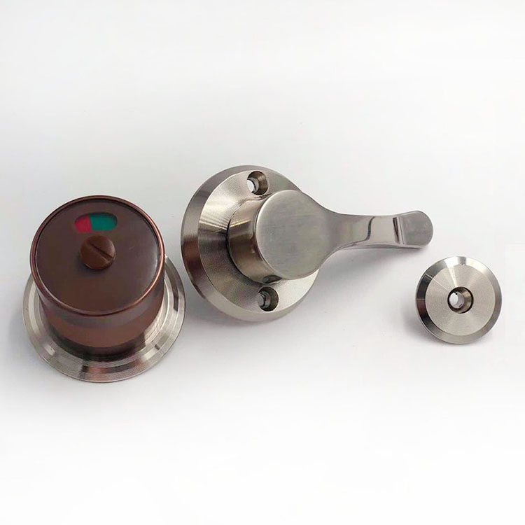 Kc-053 Zinc Toilet Cubicle Partition Bathroom Hardware Accessories Fittings Indication Door Lock