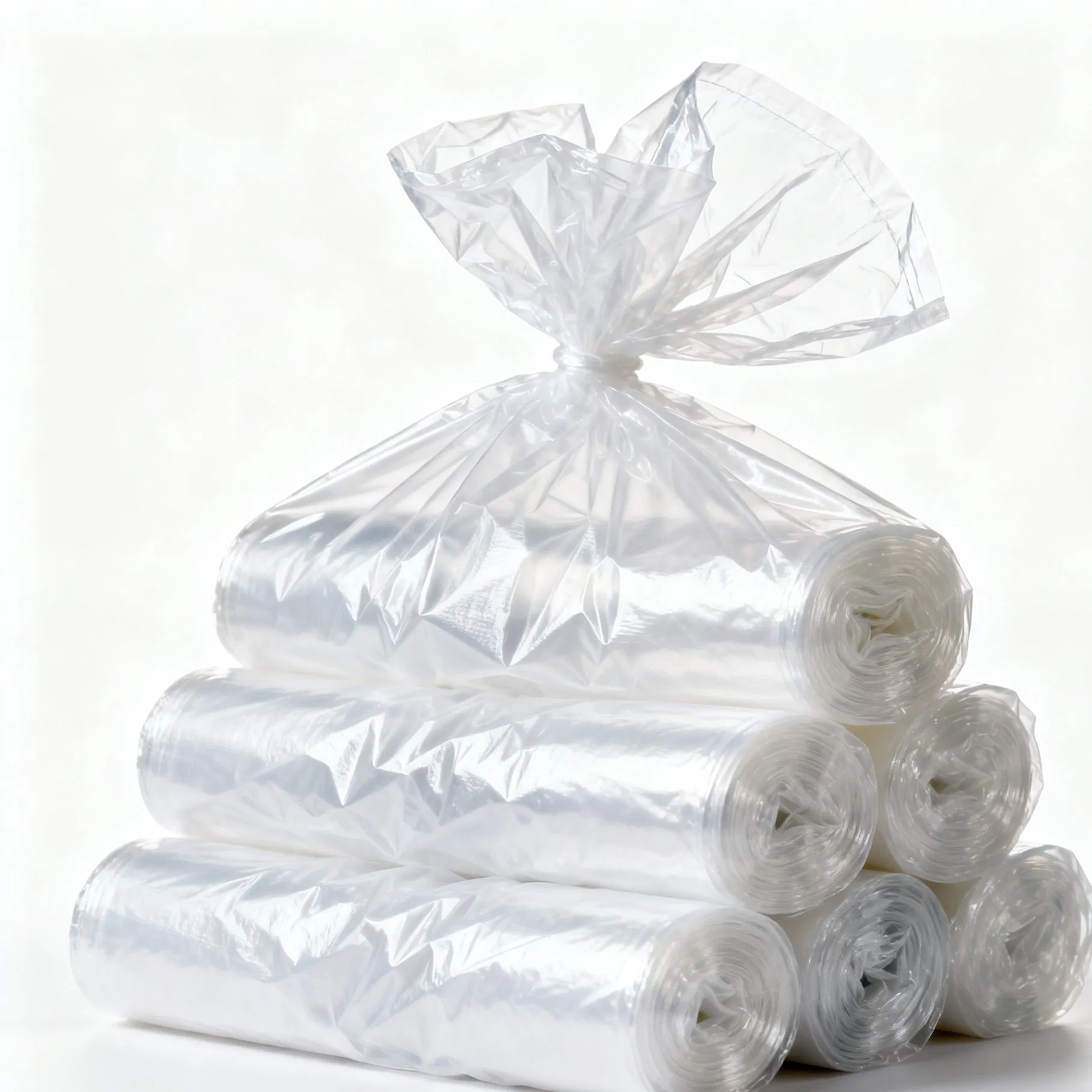 Mixed Virgin and Recycled PE Material Sustainable Trash Bags