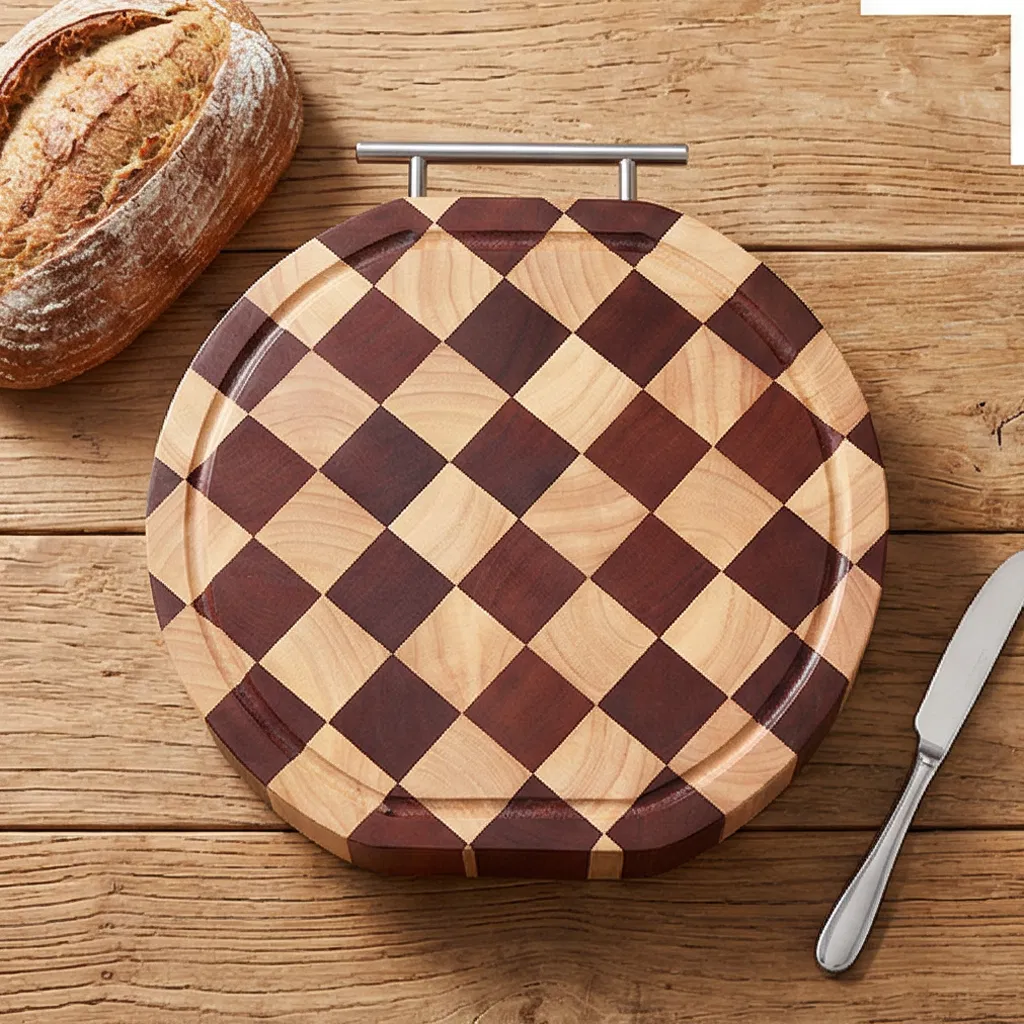 Разделочная доска с ручкой из композитного дерева