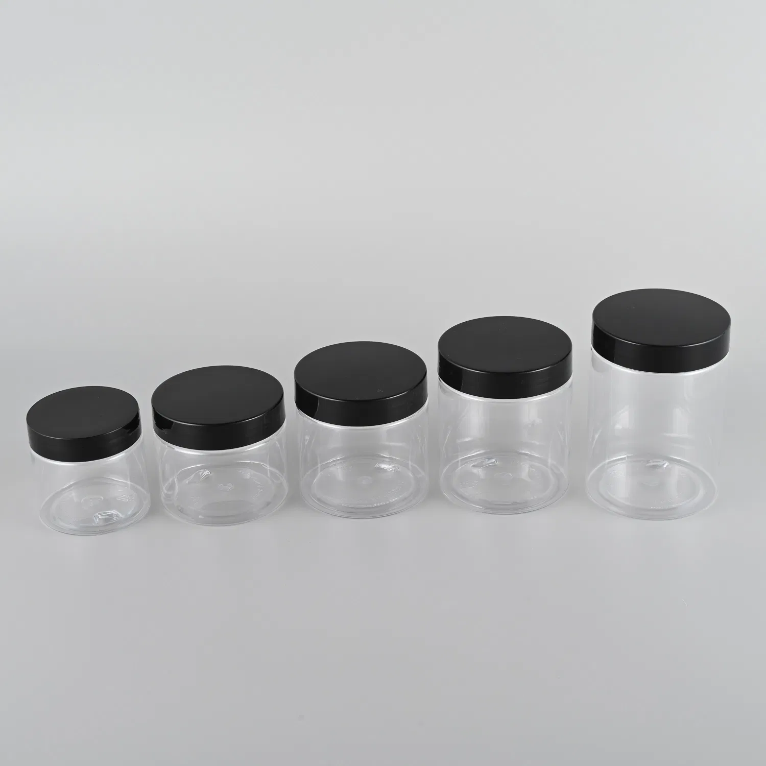 Hot Sale Wholesale Wide Mouth Empty Pet Plastic Jar Containers with Lid