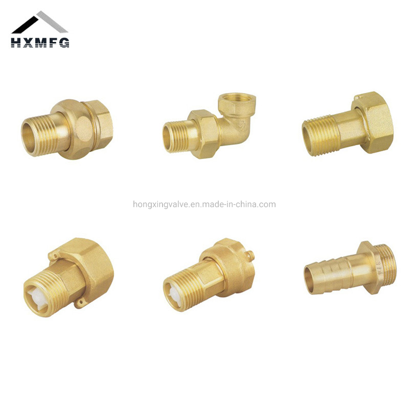 Female Regular Brass Matel Sealed Thread Fitting Angle Tap Union
