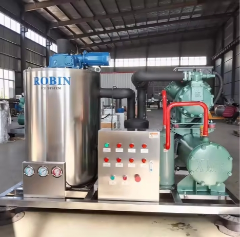 2 Ton Per Day Ecoice Fresh Water Ice Maker Flake Ice Making Machine for Seafood Processing