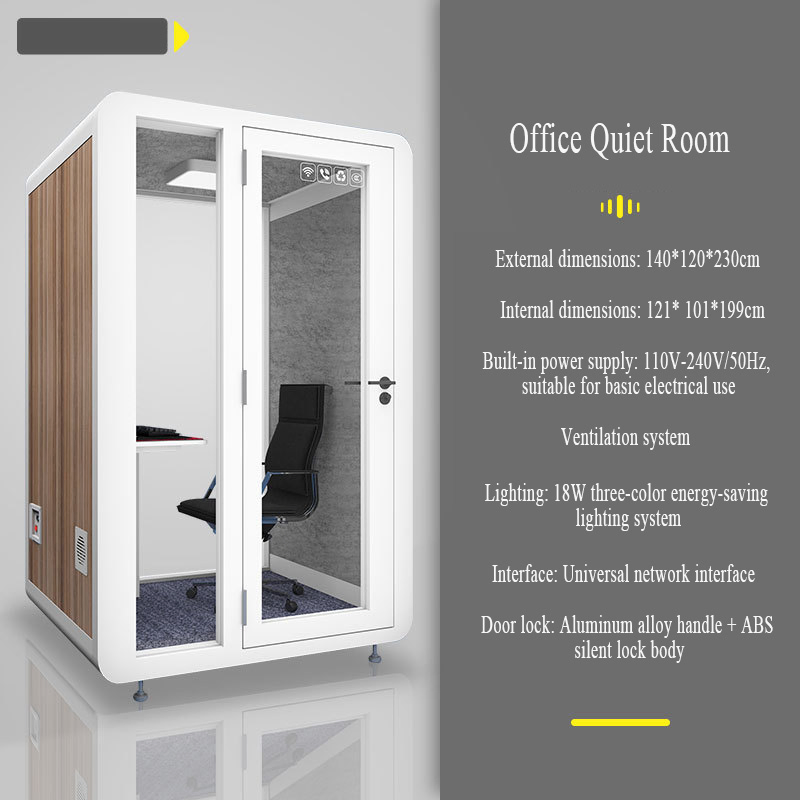 a Movable Soundproof Cabin for Personal Communication in The Office
