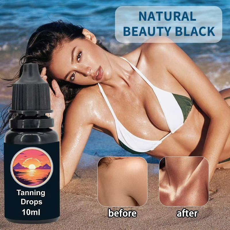 Ultra-Potent Tanning Drops for Intensive Skin Bronzing