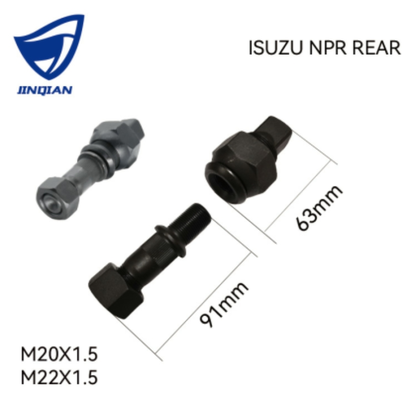 Крепежные болты и шпильки колесные Isuzu для тяжелых условий эксплуатации