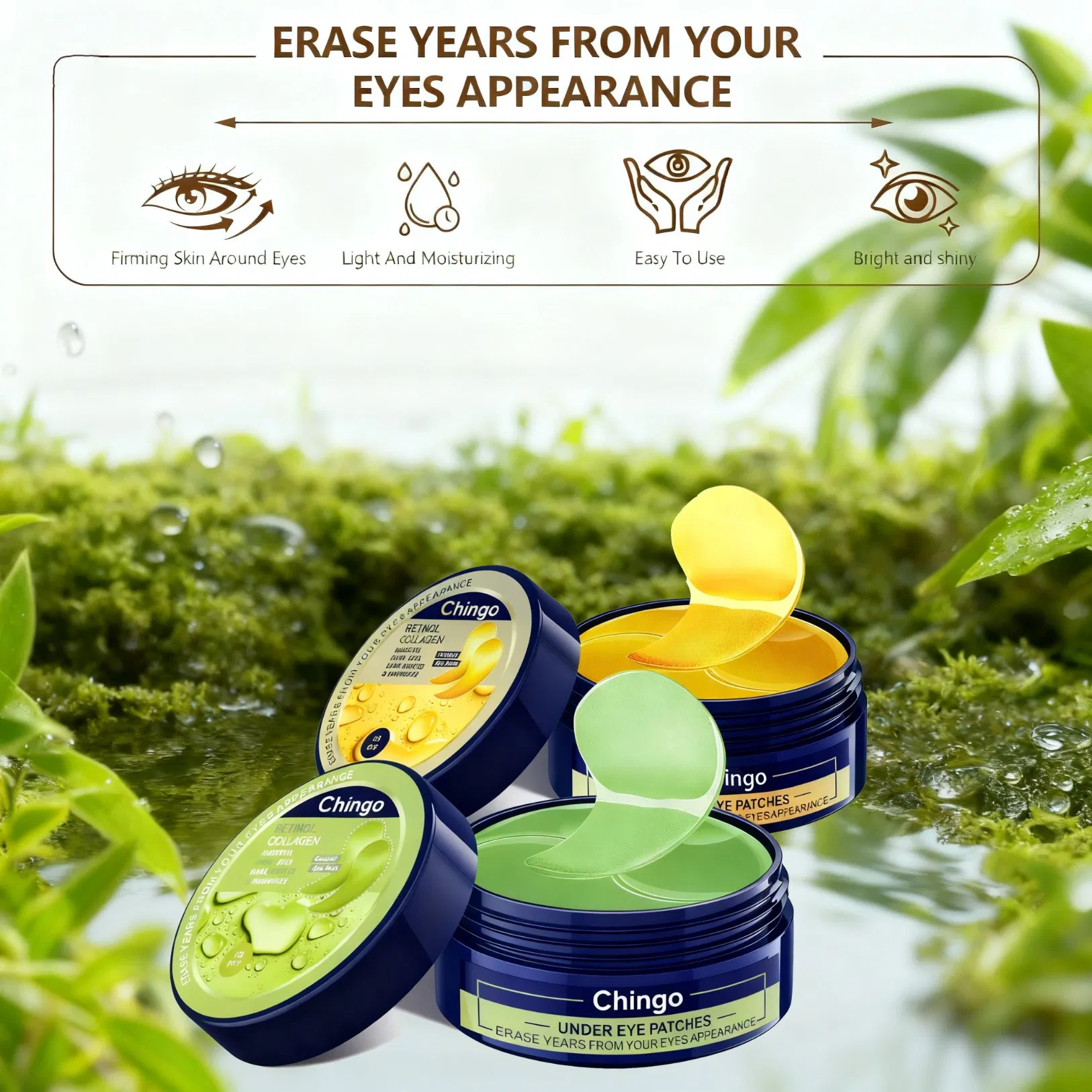 Lift & Tighten Eye Mask Smooth Crow Feet Boost Elasticity