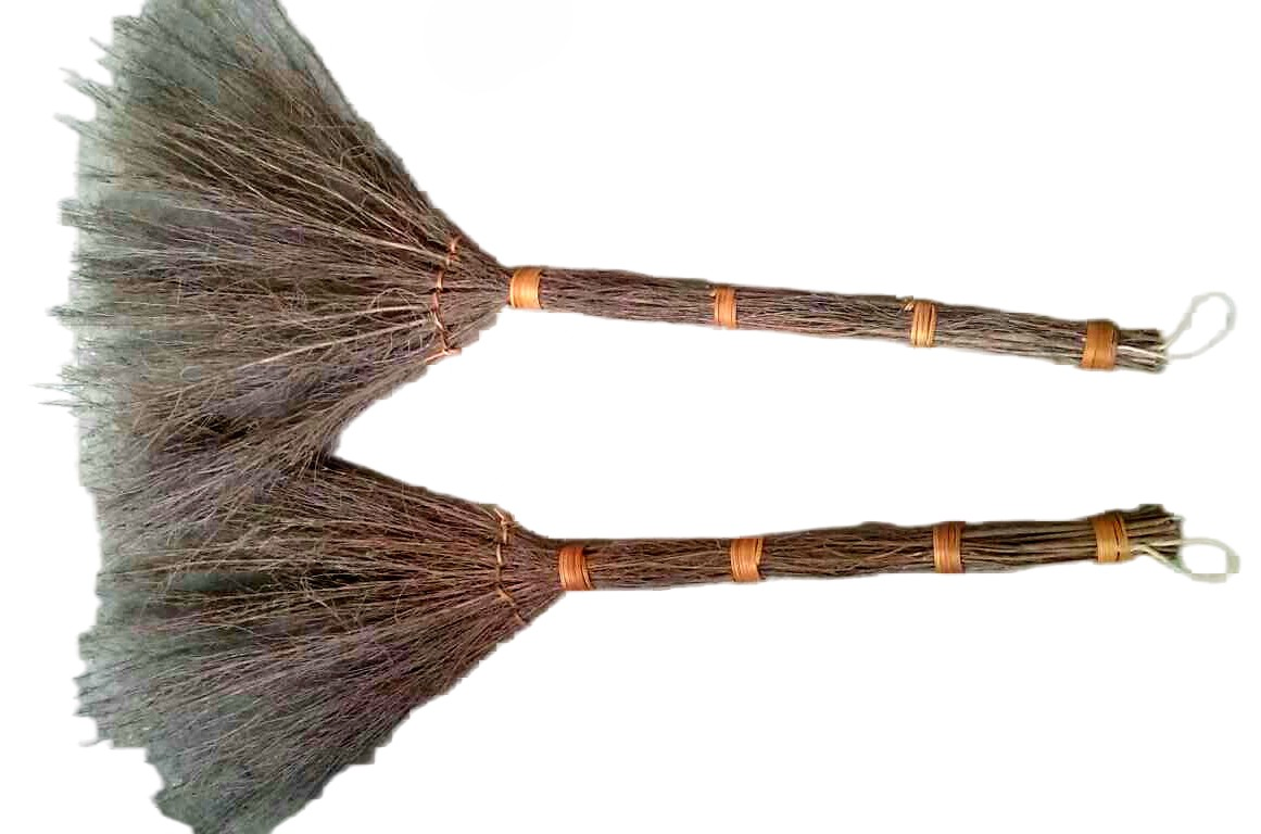 Charming Pine Broom for Elegant Floral Arrangements and Decor