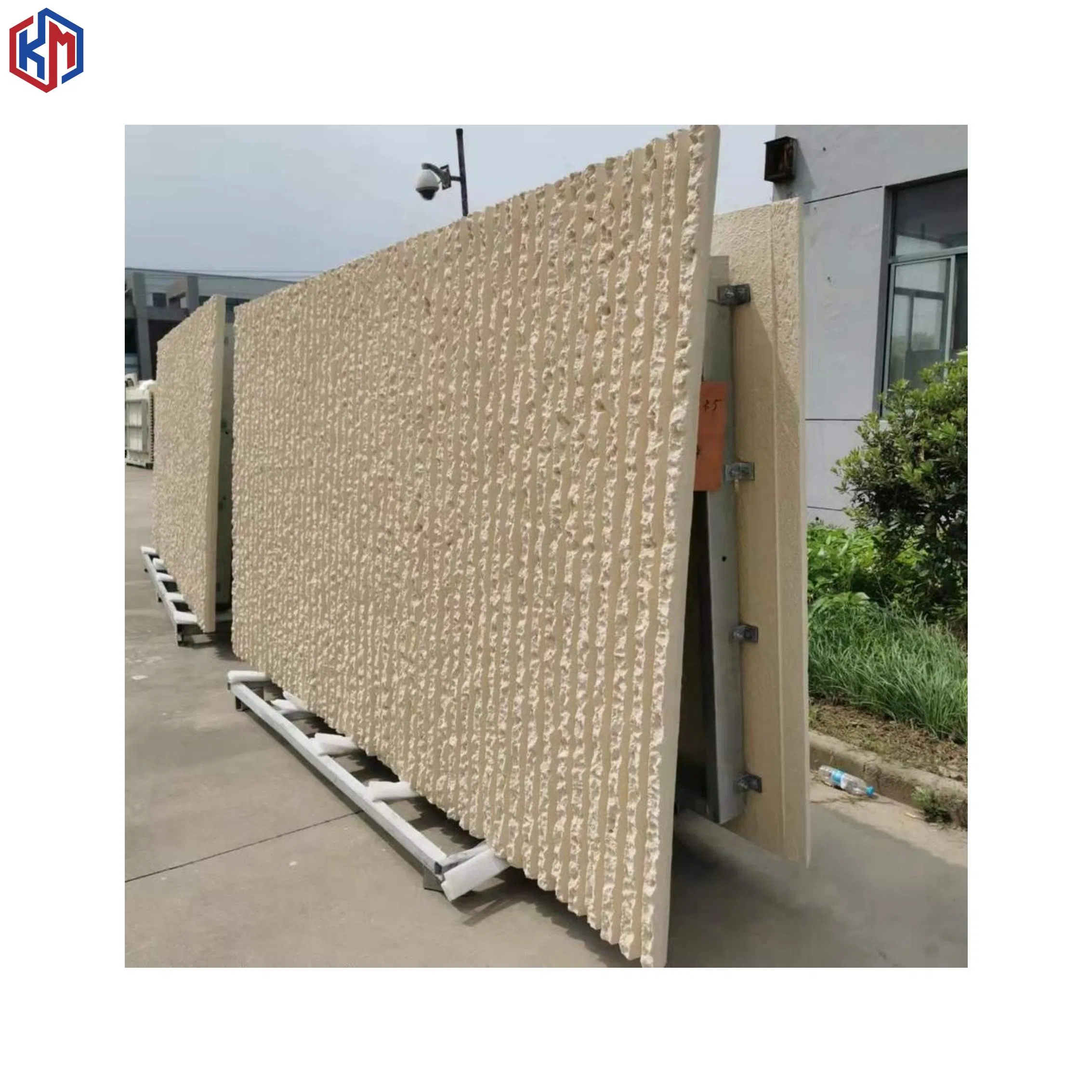 Exterior Outdoor Cast Stone Limestone Wall Cladding Facade Curtain Wall Panels for Buildings