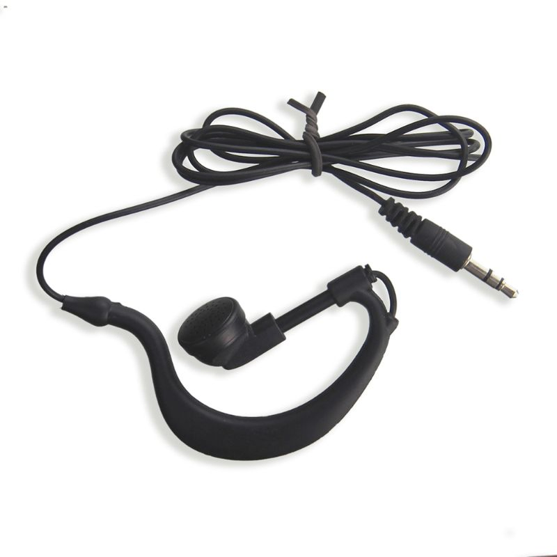 Наушник-гарнитура с крючком LO-193 для рации